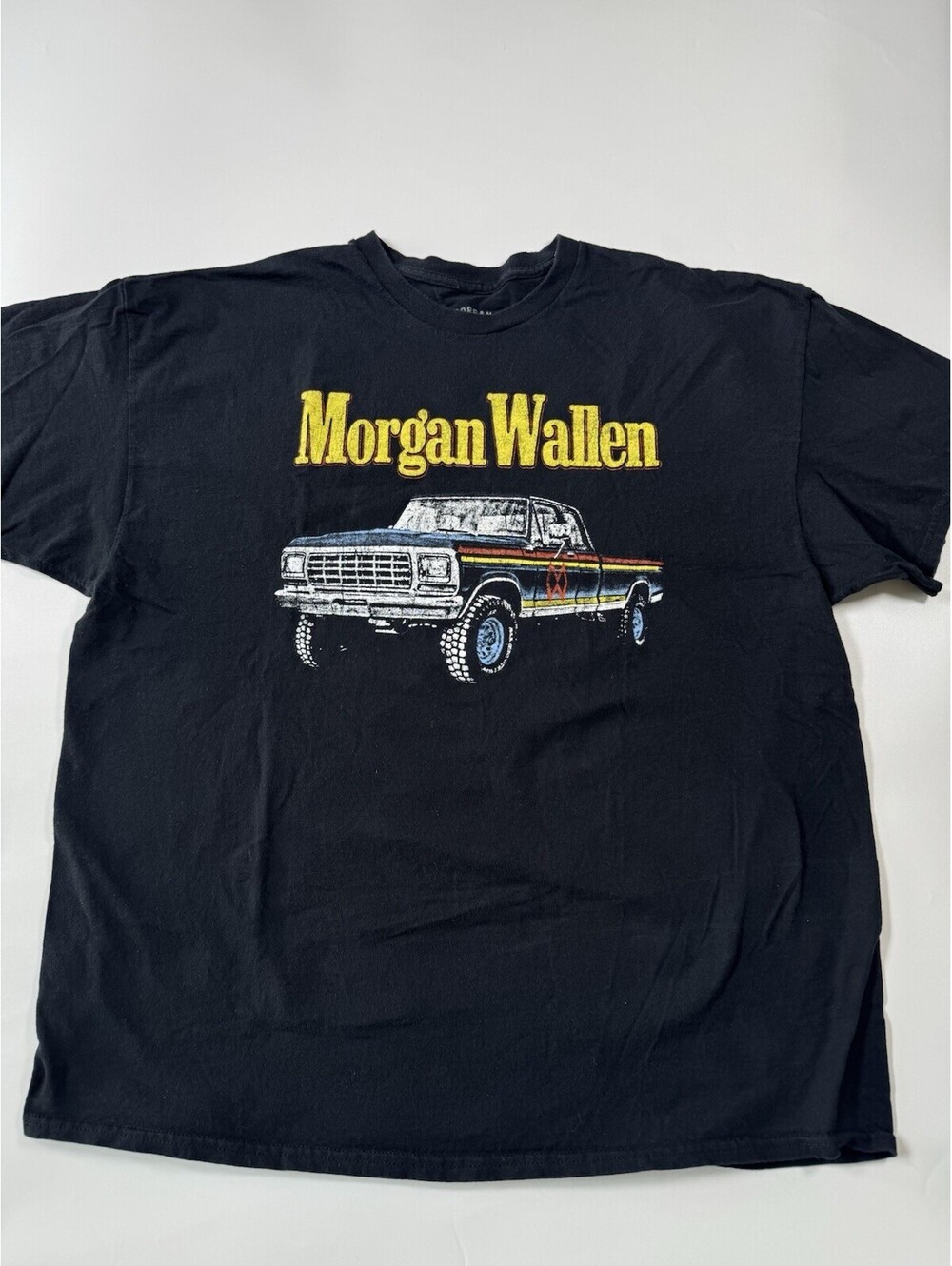Morgan Wallen Truck Graphic T-Shirt Men’s XXL Black Country Music Tee
